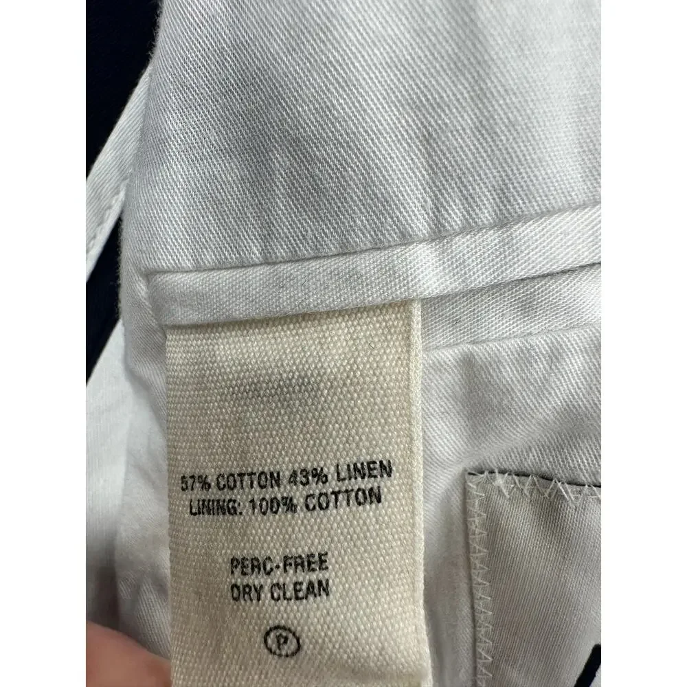 Alex Mill Cotton Linen Cooper Blazer Navy NWT — Size Medium